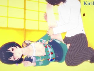 Rinze Morino En Ik Hebben Intense Seks in Een Kamer in Japanse Stijl. - De IDOLM@STER Glanzende Kleuren Hentai