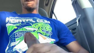BBC Masturbation In Walmart Parking Lot For The First Time In Public
