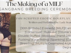 F4M Audio Roleplay - A Gangbang Breeding Ceremony for Future MILFs - Scripted Gangbang Audio
