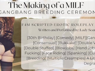 F4M Audio Roleplay - A Gangbang Breeding Ceremony for Future MILFs - Scripted GangbangAudio