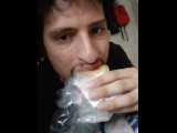 Food mukbanger ( eating trash food Guy Gainer Guy
