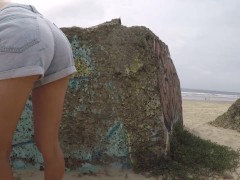 Try on micro bikini outside - Screenshot 1 of 16 - Aficionados