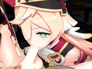 Yanfei Blowjob - Genshin Impact Hentai 3D FULL HD 60 FPS