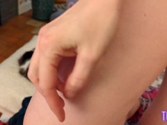 Cute Redhead Gives BJ and Gets Nice Facial Cumshot - Jess & James