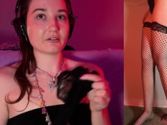 Sexy ASMR | Modeling My Knee and Thigh High Socks (long legs)