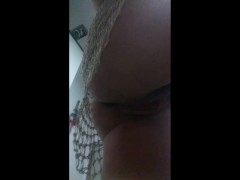 Big ass in fishnet dress - amateur homemade pregnancy video - pregnant fuckable booty - huge butt