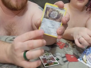 BBW MILF andHubby Open Pokemon Cards_Nude.
