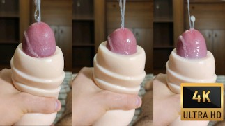 ASMR Very strong orgasm hot guy holds back from cumming immediately moans cum AlexHuff