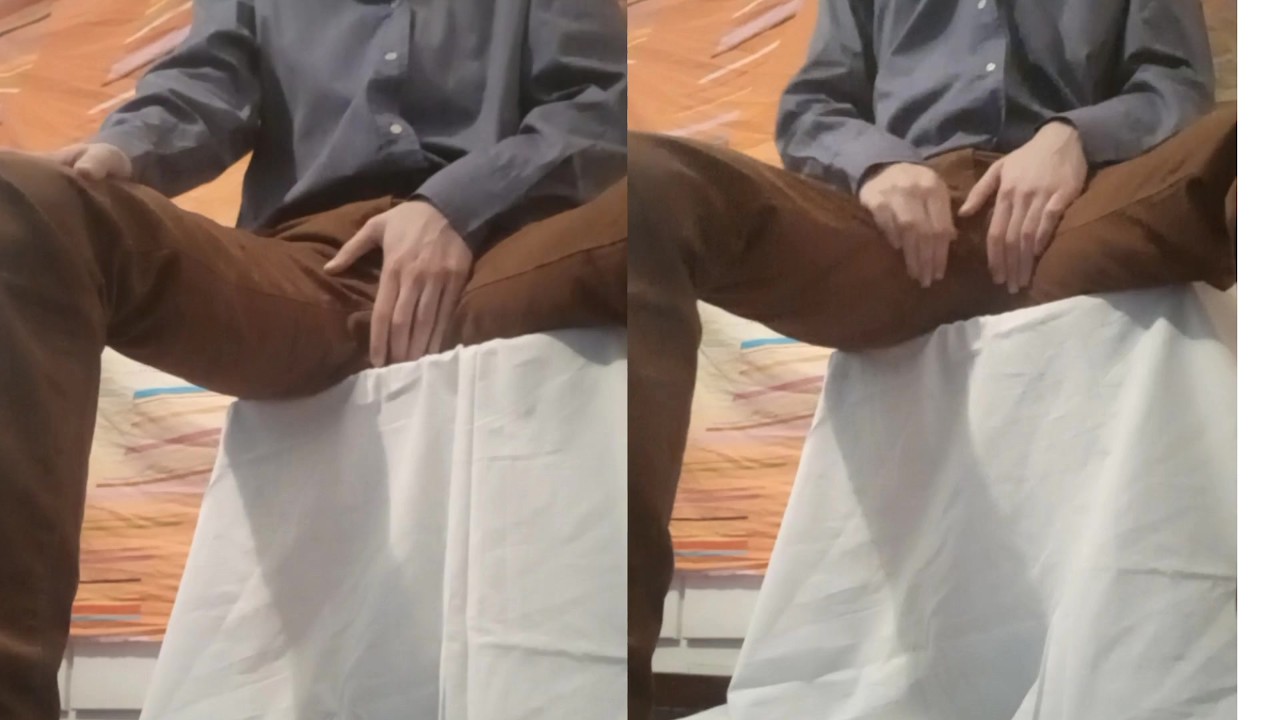 Man in Suit Grabbing his Bulge - Pornhub.com