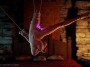 Preview 5 of Triss in reverse shibari suspension (The Awakening)