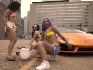 lamborghini, squirt, threesome, old young