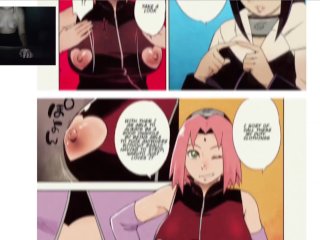 Hinata and Sakura love sex together