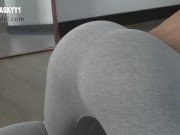 Preview 1 of Working out in super sexy yoga pants