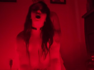 Lusty Married Couple Fuck in Seductive Red Lighting