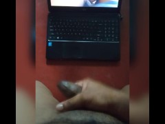 Alone masturbate with my cock watching hottest video of SL_sexyneha