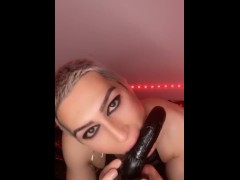 Femboys plays with black dildo 🍑🍆 FULL ON ONLYFANS