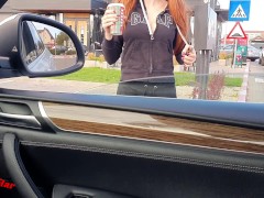 Video Busty Girl Fucks Uber Driver - Public Parking Lot Sex