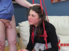 Bound analized sub getting ass ravaged