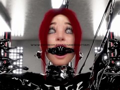 Redhead Mommy in Latex Hardcore 3D BDSM