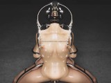 Big Tit Milf in Human Cage 3D BDSM