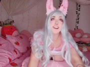 Preview 6 of ♡Chubby Kawaii Bunny Girl Rides Dildo ♡