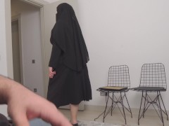Big Butt Girl Caught me Jerking off in a Public waiting room.