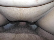 Preview 2 of Cumming inside shaved pussy of my friends wife and trying to impregnate her! Cheating creampie