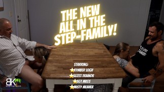 Отчим трахает сквиртующую падчерицу, затем мачеха трахает пасынка, и сводные братья и сестры тоже трахаются!