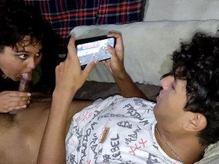 Jugando Videojuegos Con Mi Mejor Amiga y Terminamos En_Sexo Hardcore