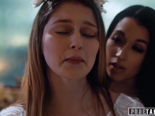 PURE TABOO Bride-To-Be Can't Resist Pussy And Convinced To Give In To Lesbian DesiresBy AlexCoal