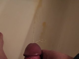 Being super horny makes it hard to pee...