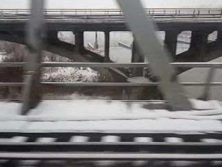winter, train ride, train, riding