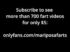 Latina Mommy Makes You Eat Her Farts - Farting on My Human Toilet - Ass Winking