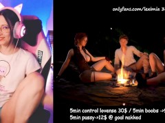 106 Au coin du feu avec deux femmes super chaude (treasure of nadia ) Claire et Diana