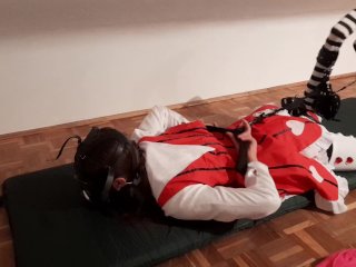Gasmask Cosplay Kirugumi Trans Girl Vibed Self Bondage