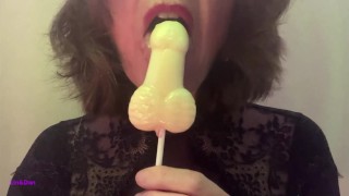 Orale seks met lollypop, JOI door dominatrix, ASMR