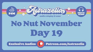 No Nut November Challenge - Día 19 [Bordeando] [Coño mojado real] [Escupir] [Adoración del coño]