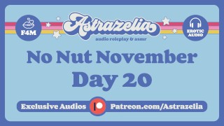 No Nut November Challenge - Dia 20 [Spa] [Edging] [Grupo] [Masturbação Mútua] [Meditação]
