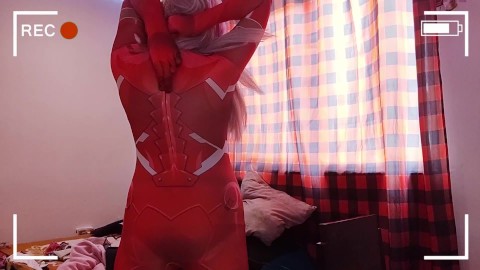 ❣️ Recenzja Zero Two Cosplay ❣️ • Przytulanie mojego ciała krok po kroku