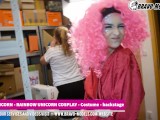 Backstage video from cosplay photoshoot with Adelle Unicorn