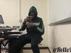 In The Classroom Playing With My Nut After Cumshot