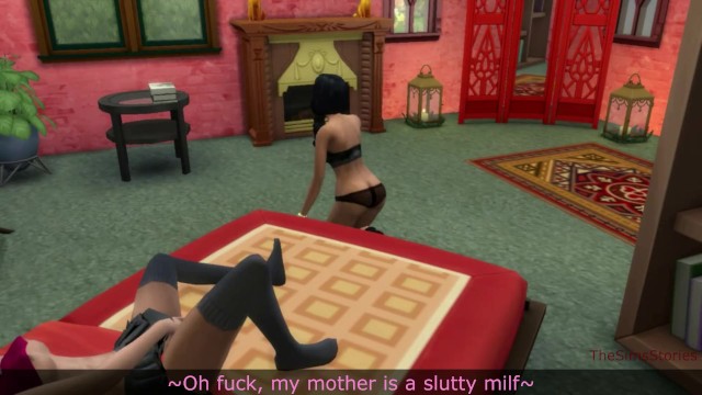 Sims 4, Indian lesbian milf stepmother caught stepdaughter masturbating