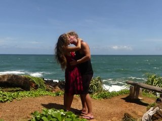 Hot_Couple Kissing Passionately on a Tropical Island! (How_to Kiss_Passionately)