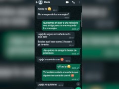 Video Conversación de WhatsApp con la hermana virgen de mi mejor amigo termina en follada