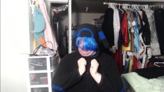 Sissy in umbreon onesie 5 minute breathplay