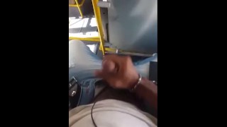 THIS HAPPENS WHEN A STRAIGHT BLACK MAN IS CATCHED JACKING OFF ON THE BUS