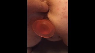 I fuck my big toe in the ass and I have a pussy dildo on