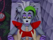 Preview 6 of !Fixed! White guy tits fuck Roxanne Wolf Five Nights at Freddy's Security Breach tits job cum mouth