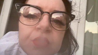 Vaping fetish from strict and naughty Mistress Lara