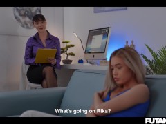 Video Real Life Futanari - Hot blonde futa chick fuck her sexy Psychotherapist